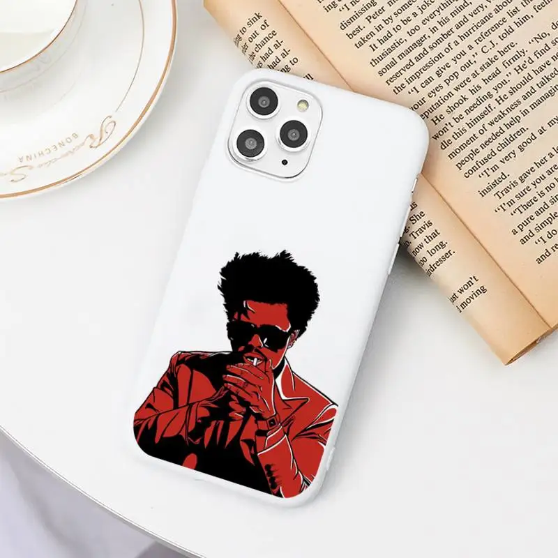 

Rapper XO The Weeknd singer Phone Case Candy Color for iPhone 6 7 8 11 12 s mini pro X XS XR MAX Plus