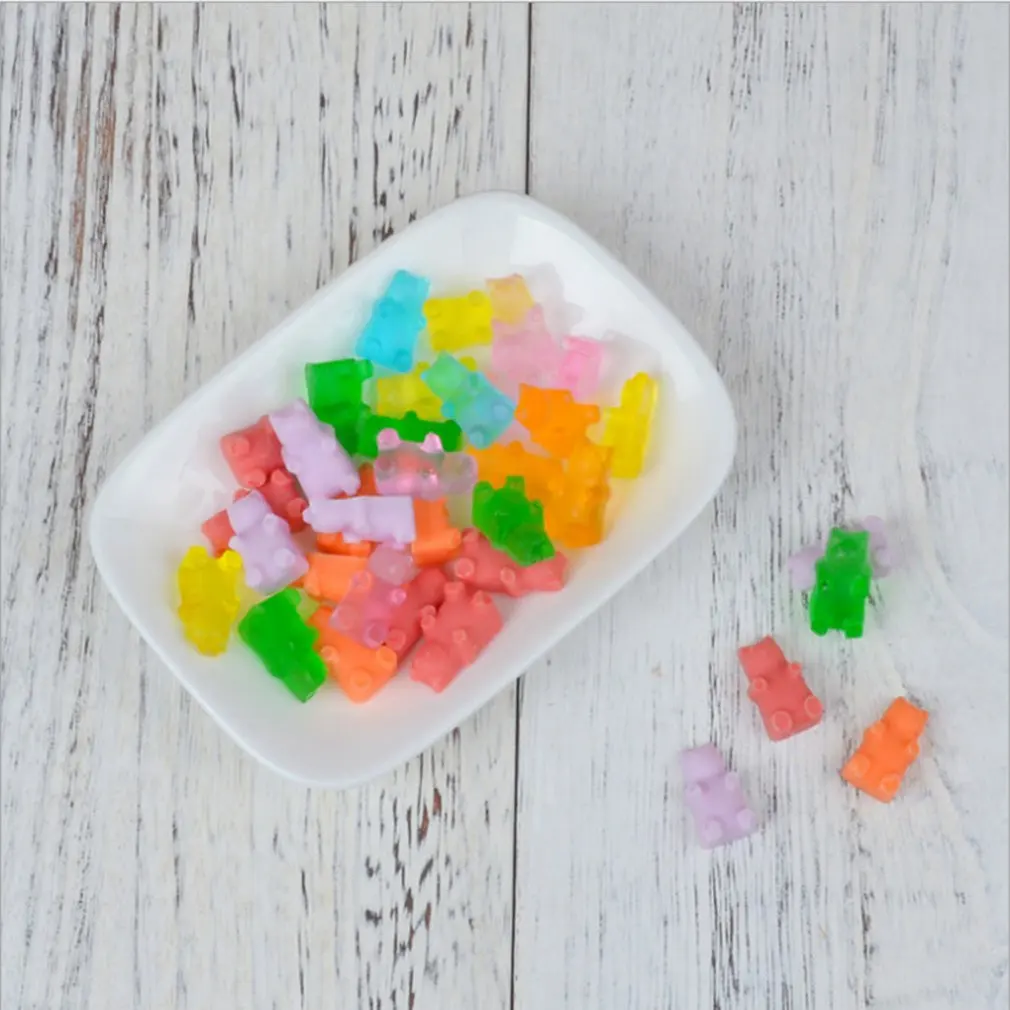 Силиконовая форма Gummy медведя из мультфильма желе Торт Конфеты ледяные подносы