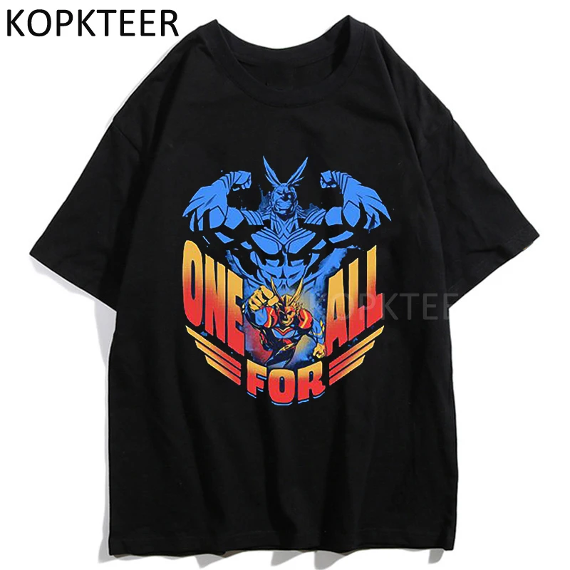 

Один для всех мой герой Академии футболки с аниме рисунком все возможно Midoriya, с рисунками из мультфильмов, топы, модные футболки для мужчин и...