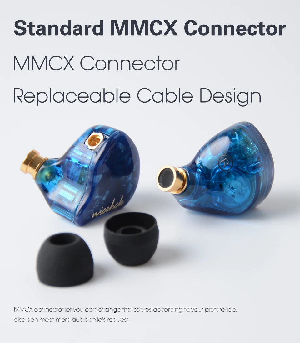 Внутриканальные наушники NiceHCK P3 гибридные Hi Fi 2BA + 1DD 3 шт. гарнитура монитор IEM MMCX
