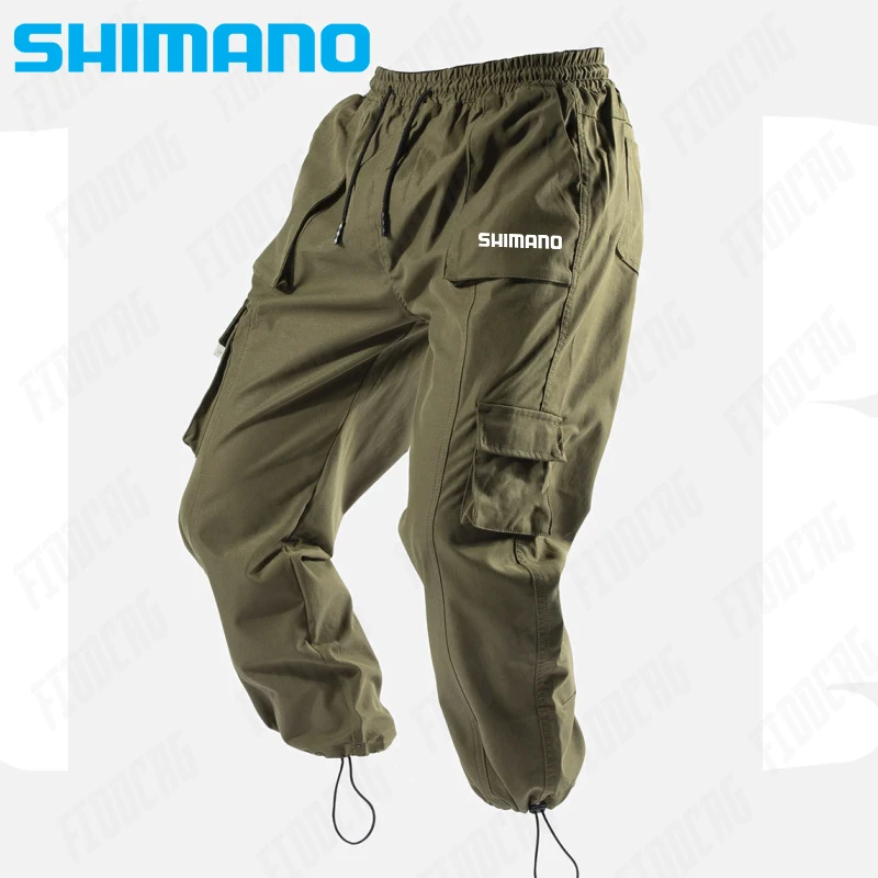 

2021 New Shimano Breathable Waterproof Fishing Pants Camouflage Hiking Hunting Camping Outdoor Wear Thin Spring Fishing Clothes