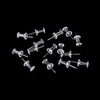 40 шт., прозрачные штифты для кнопок