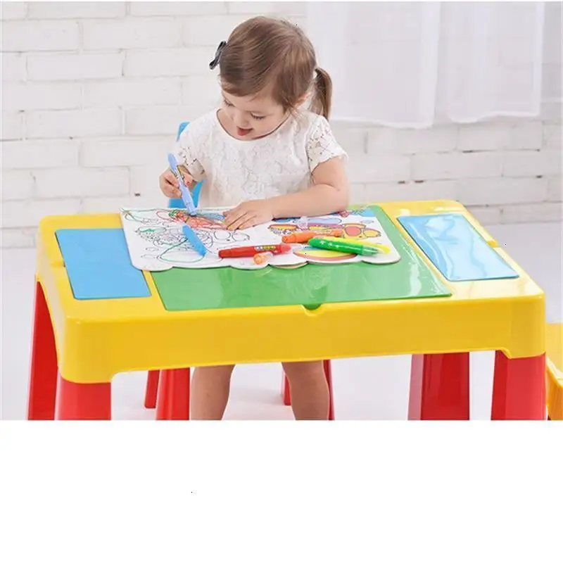 Bambini Kindertisch Estudo детей и стул для малышей De Plastico игра сад исследование Enfant Kinder Меса