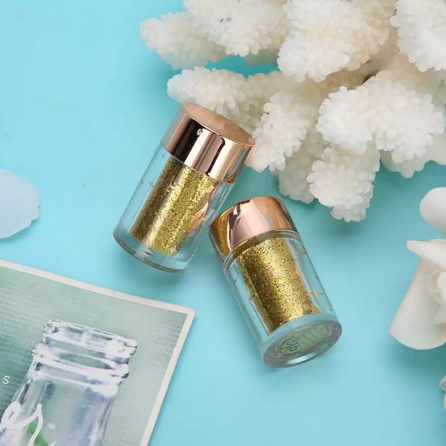 Пудра с блестками для макияжа глаз 2 шт.|Блестки ногтей| |