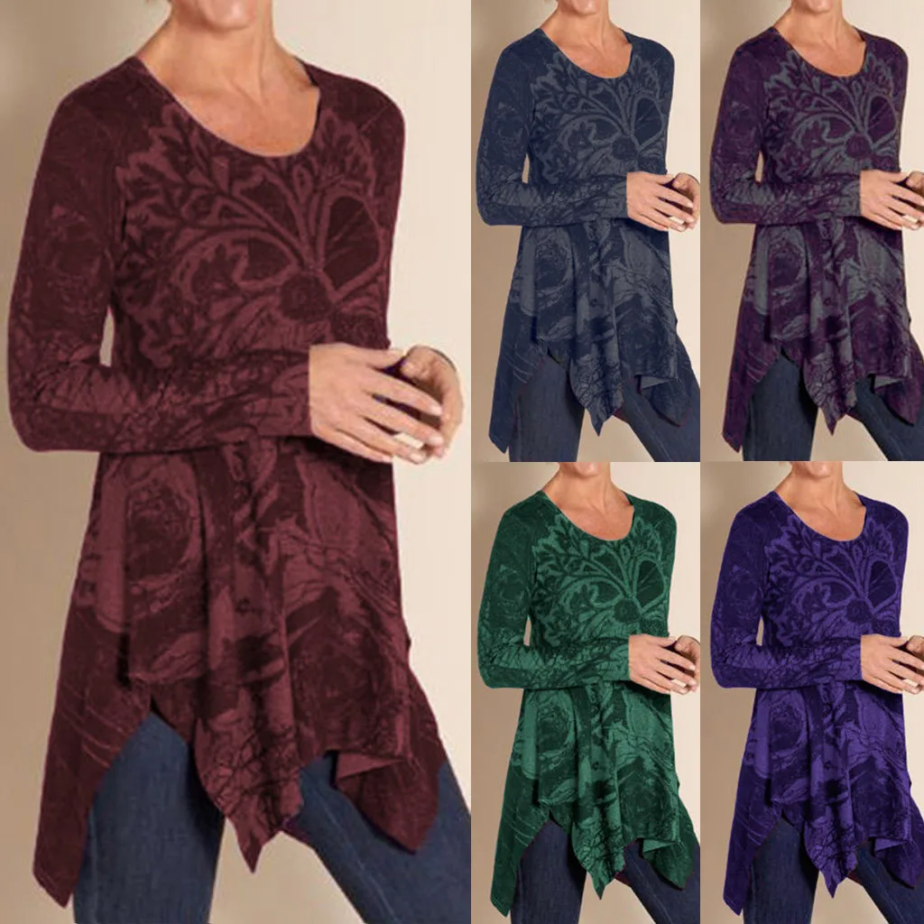 Футболка женская с длинным рукавом Модный повседневный Приталенный топ круглым