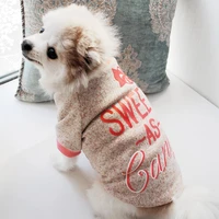 pet clothes lovely skin friendly adorable pet puppy warm short sleeve shirt outfit for outdoor pet shirt pet pullover