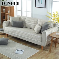 tongdi modern thick luxury sofa cover elegant towel lace convenient slipcover anti skid seat couch decor for parlour living room