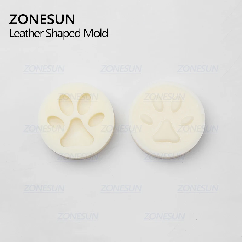 ZONESUN лапа стеклянный брелок для ключей Кожа фигурная форма ремесленные инструменты Moldling кожа пробивки высечки кожевенное ремесло наборы инструментов