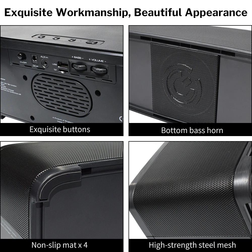 Deelife домашний bluetooth динамик мощный 2 1 канальный стерео беспроводной бас