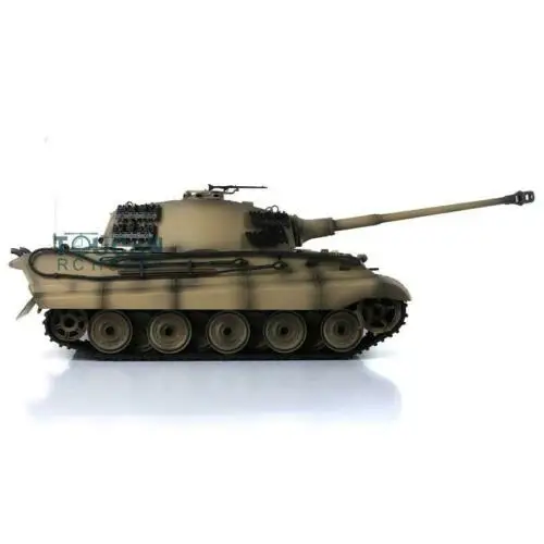 

Heng Long 1/16 Yellow 6.0 Upgrade German King Tiger RC Tank 3888A W/ 360 Turret TH12734-SMT4