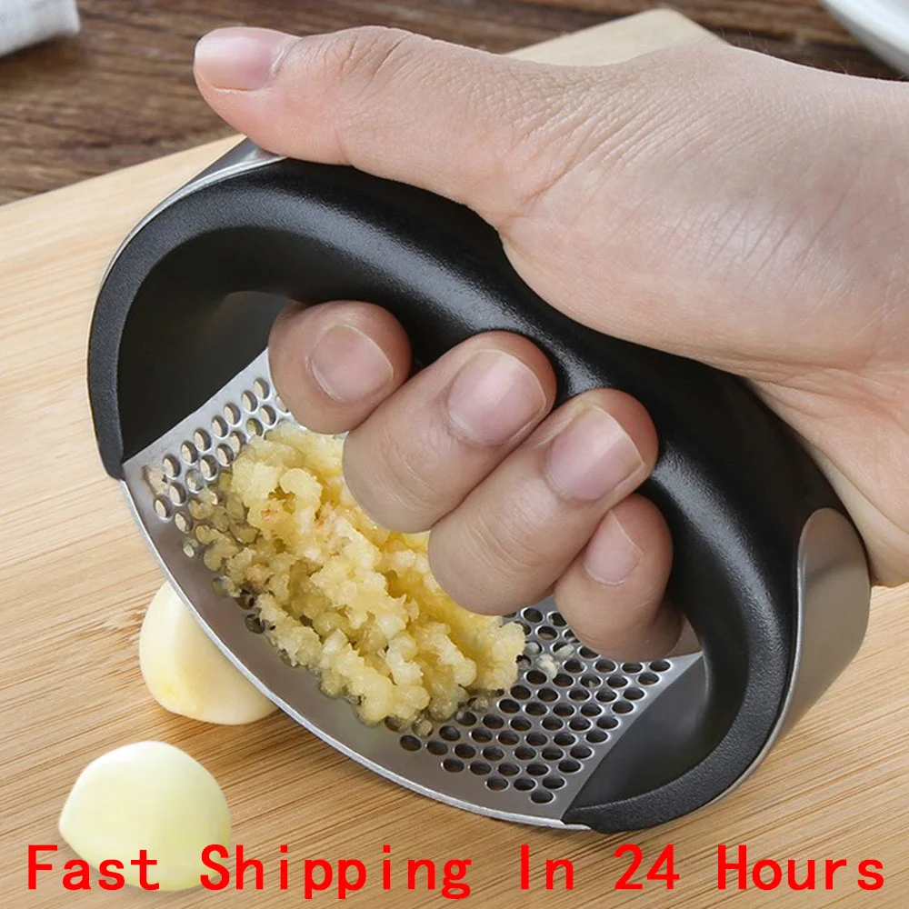 1 шт. Нержавеющая сталь чеснок прессы ручной чесночница измельчения чеснока