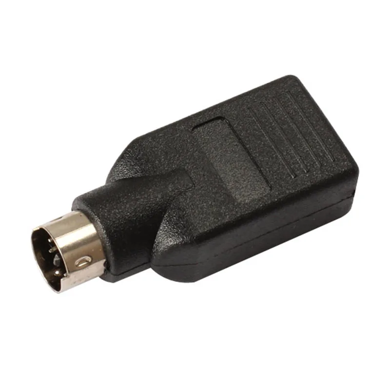 Переходник USB к PS2 PS/2 порта адаптер для мыши клавиатуры ПК черная видеокарта