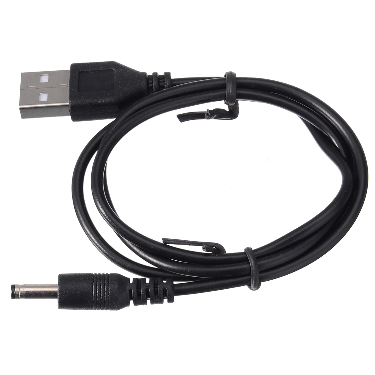 1 шт. 65 см прочный черный USB к 3 5 мм x 35 Штекерный гнездо в постоянного тока шнур