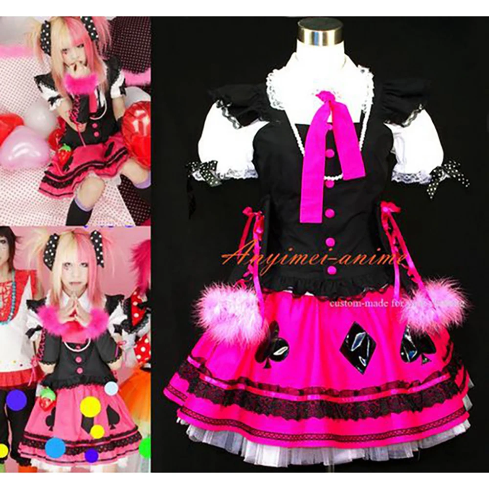 

fondcosplay hiphop Gothic Tripp Japan An Cafe Bou Visual J-rock cotton Dress Outfit Cosplay Costume Tailor-made[G451]
