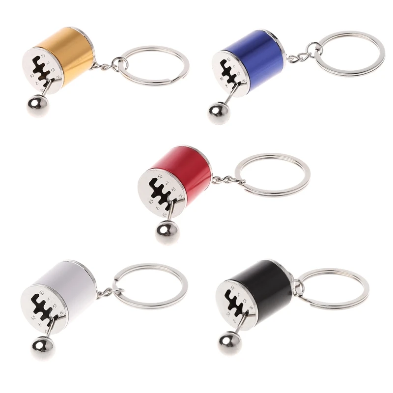 

5 Colors Manual Transmission Gear Lever Keychain Shift Lever Key Holder