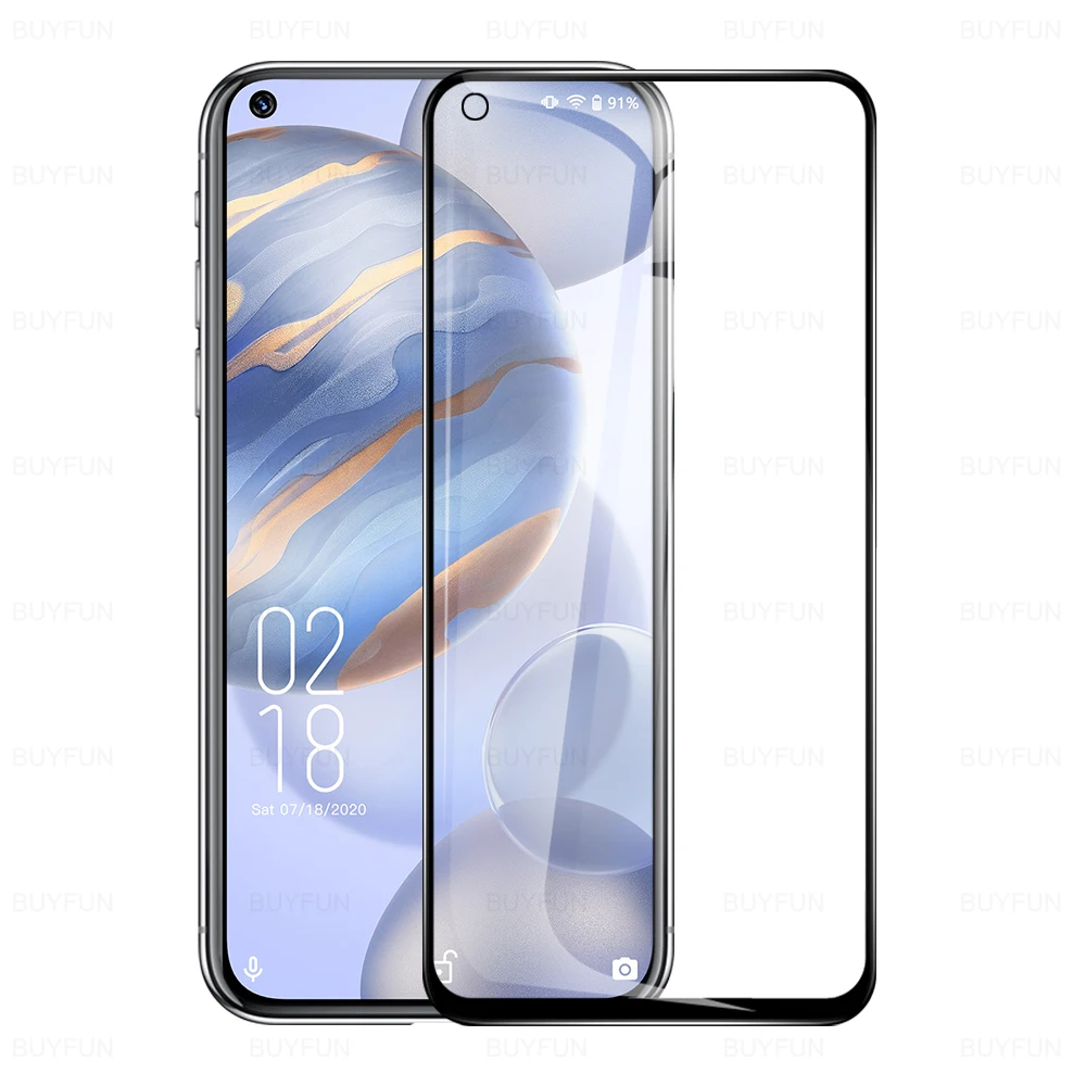2 шт. защитное закаленное стекло для Oukitel C21 полная защита экрана защитная пленка 6