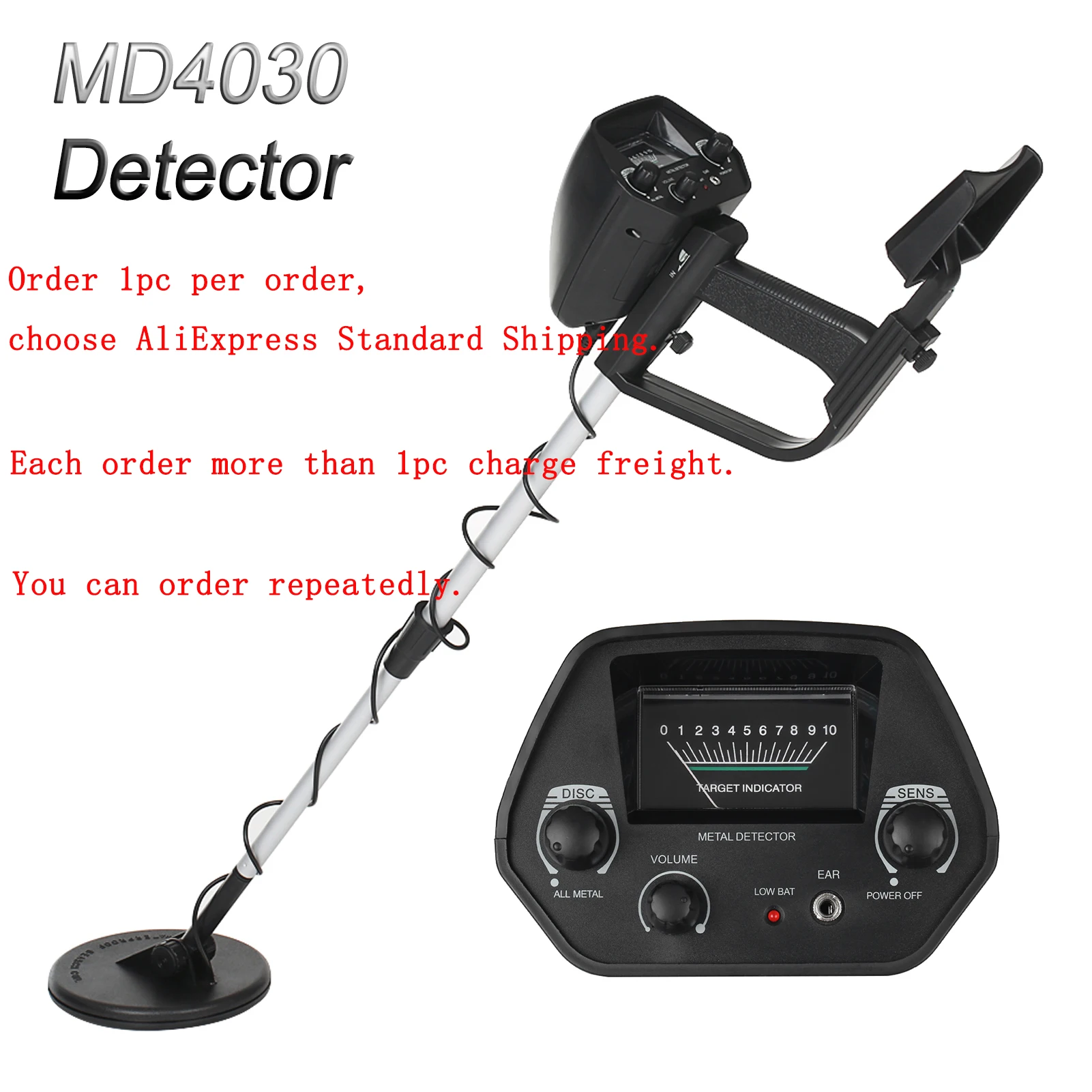 Профессиональный металлоискатель MD4030 GTX5030 Электронные измерительные приборы