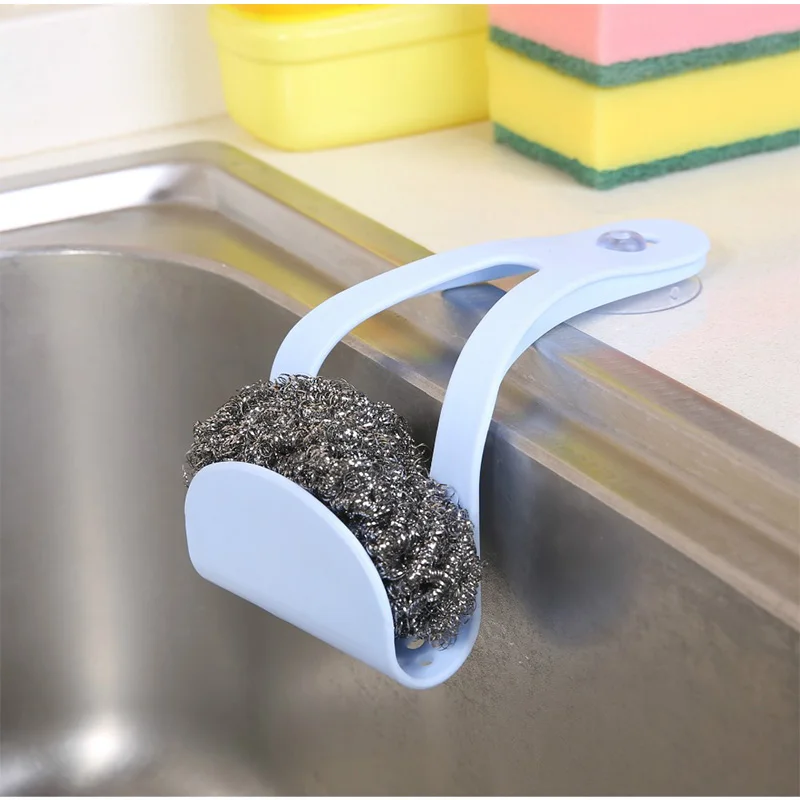 Creative Sucker Kitchen Sink Shelf Sponge Drain Holder Basket of Supplies Racks Organizer Hanging Storage Bags | Дом и сад