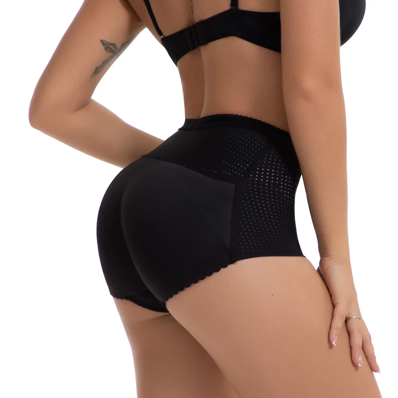Женский пояс ningmi Booty ягодичные накладки Enhancer Butt Lifter Ass большой контроль Трусики Талия утягивающий корсет нижнее белье пуш-ап нижние трусики - Цвет: slimming black