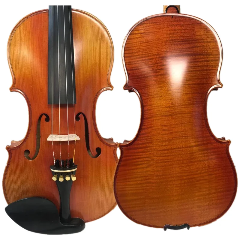 Полноразмерная скрипка Strad style SONG Master ручная работа полная Подсветка #15028|violin 4/4|4/4