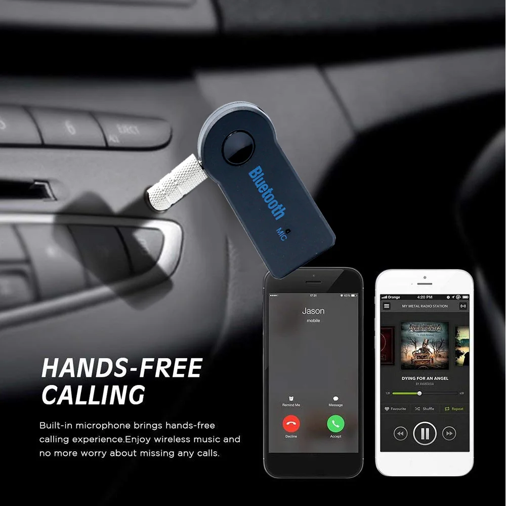 2 в 1 Беспроводные Bluetooth наушники ресивер громкой связи 5 0 приемник передатчик