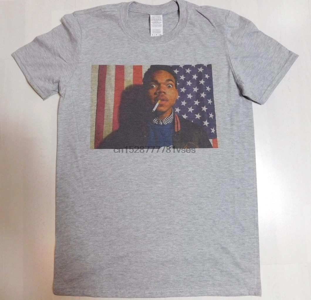 

Chance the Rapper Grey T-Shirt Size S-XXXL coloring book acid rap future j.cole T shirt Tops Summer Cool Funny T-Shirt