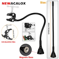 newacalox soldering pcb holder hot air gun stand rework station tool pcb fixture clips helping hands soldering third hand tool
