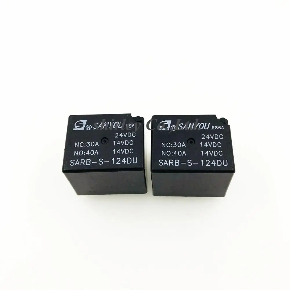 Доставка 10 шт. 100% оригинальные новые автомобильные реле SANYOU SARB S 124DU 7pin 40A 30A 14VDC