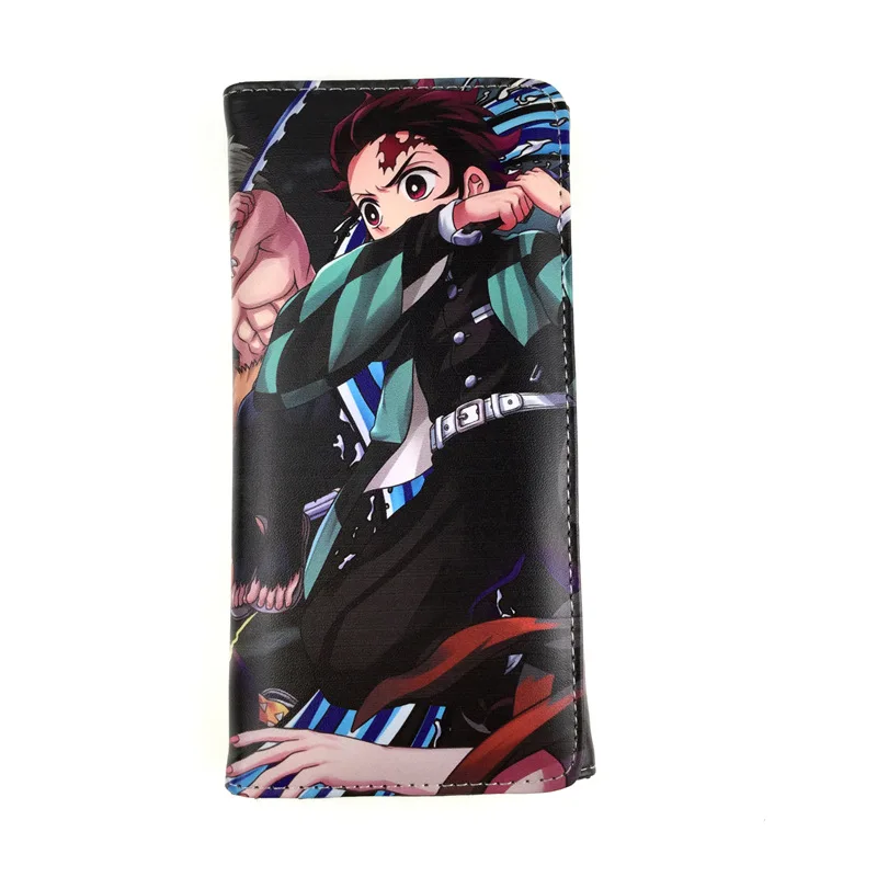 Демон Slayer: Kimetsu no Yaiba Длинный кошелек из искусственной кожи для денег держатель