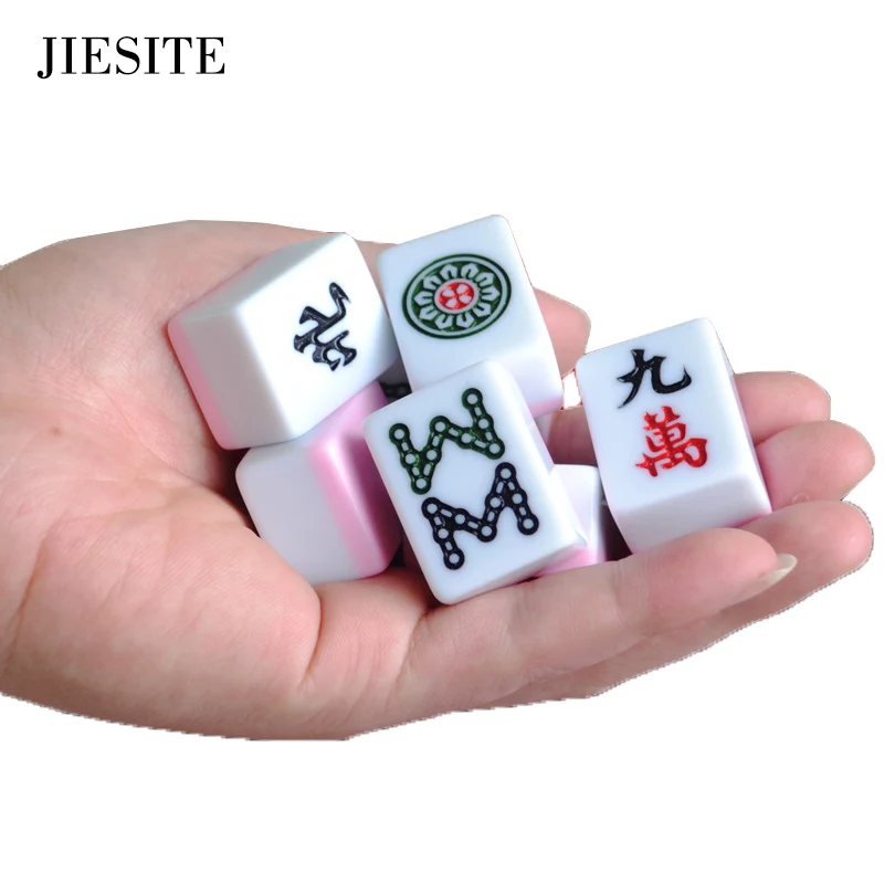 JIESITE 30 мм Путешествия Мини Набор для игры в маджонг игры домашние игры китайские забавные Семейные настольные игры 3 цвета вариант