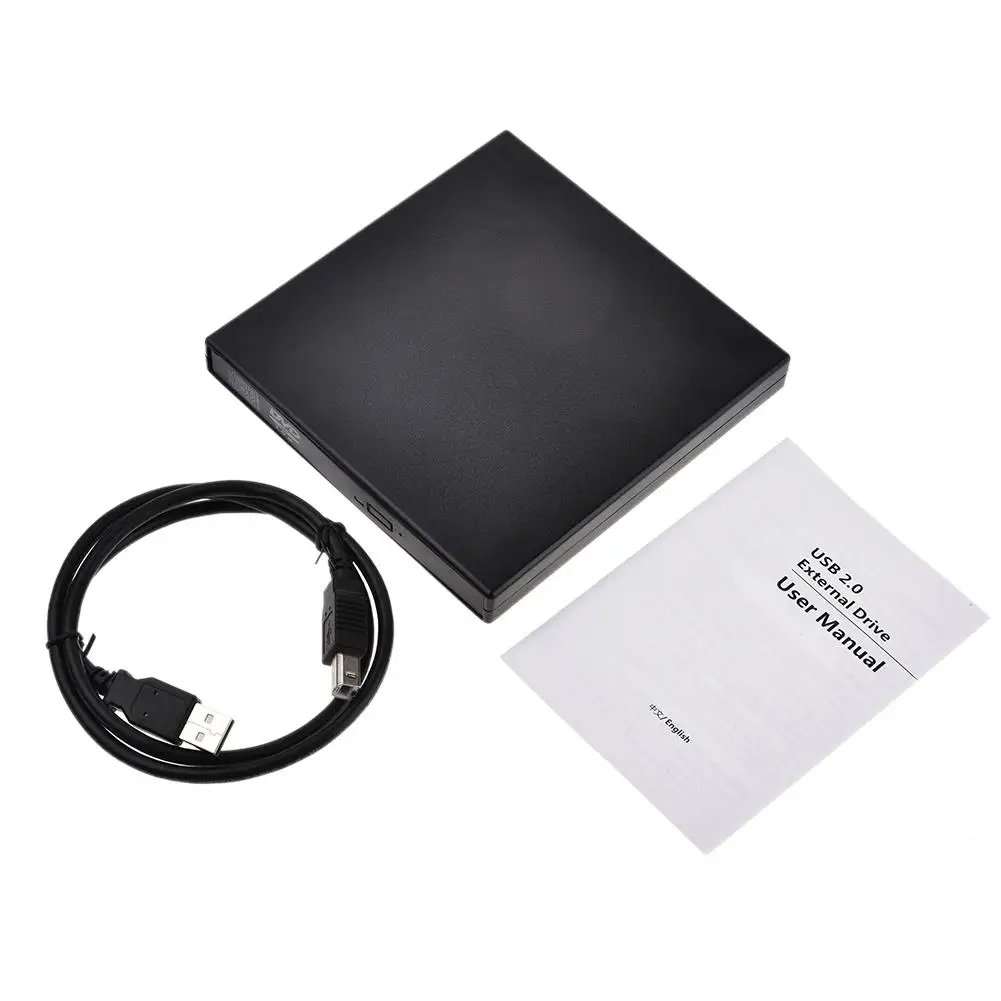 USB тонкий портативный оптический привод внешний сверхскоростной DVD плеер с