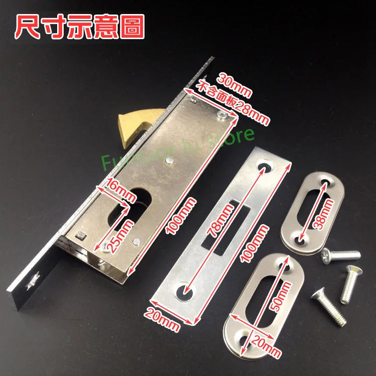 Задний фон с изображением железных ворот/раздвижные двери крюк замок медный для