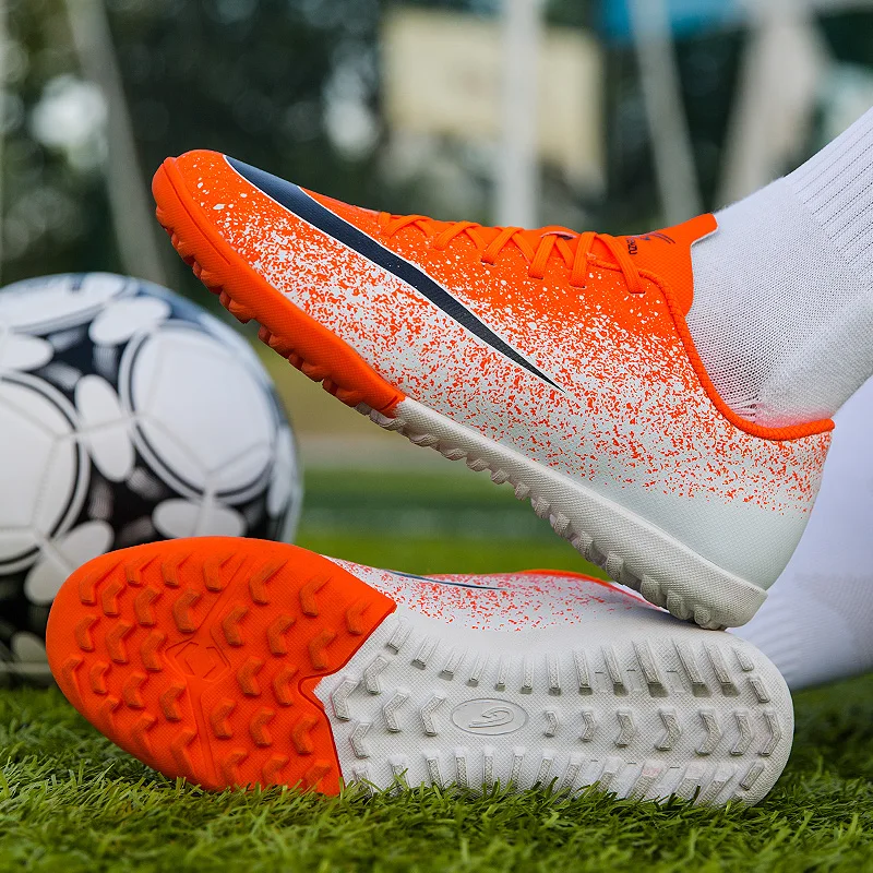 Новинка! Мужские футбольные бутсы ZHENZU Turf для помещений, детские бутсы для мальчиков, футбольные бутсы, спортивные кроссовки, европейские размеры 35-44, voetbalschoenen