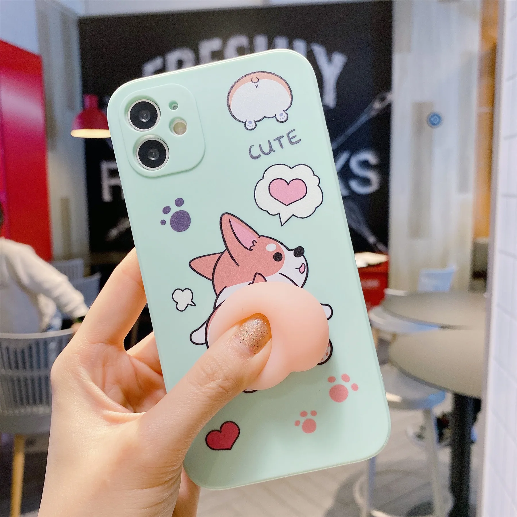 Мягкий персиковый чехол Corgi для Xiaomi Redmi Note 10 Pro 9 9T 10S 8T Mi 11T T с милым 3D мультяшным