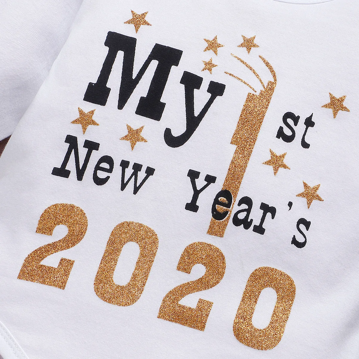 2020 мой первый Новый год детская одежда для новорожденных Одежда маленьких