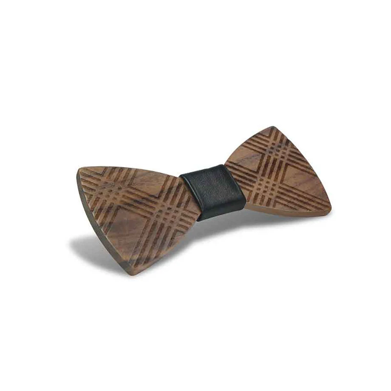 

High Quality Handmade Wooden Bow Tie Male Bridegroom Wood Bowties for Women Shirt Neck Tie Wedding Butterfly Gravatas