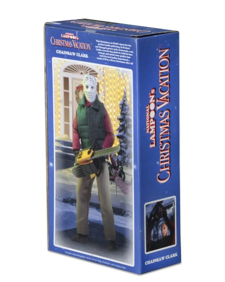 NECA Рождественские каникулы Национальный лампун фигурка персонажа бензопилы Кларка шарнирная подвижная фигурка игрушка