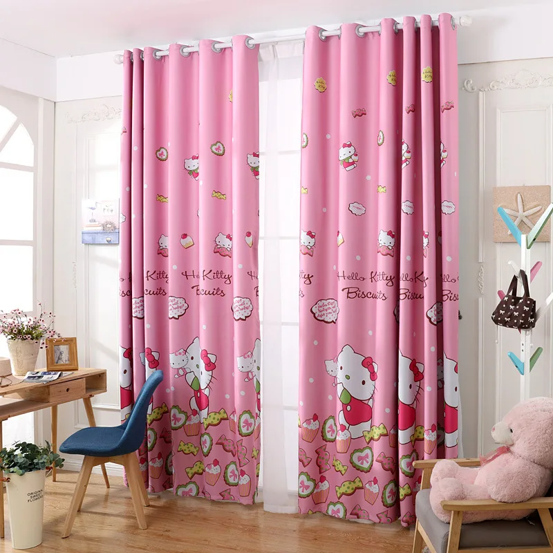 Мультяшная детская занавеска для спальни мальчиков девочек дочерей принцесс