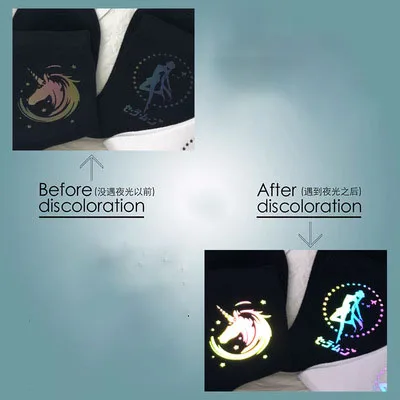 

Japan Harajuku night reflection light socks funny cartoon socks fashion cute socks street style hip-hop skateboard socks