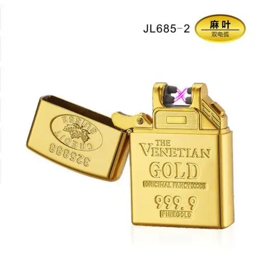 8 double arc USB дуговые зажигалки зарядка ветрозащитная металлическая зажигалка истребитель танк войны в форме креативного табака курительная зажигалка - Цвет: 8 double arc