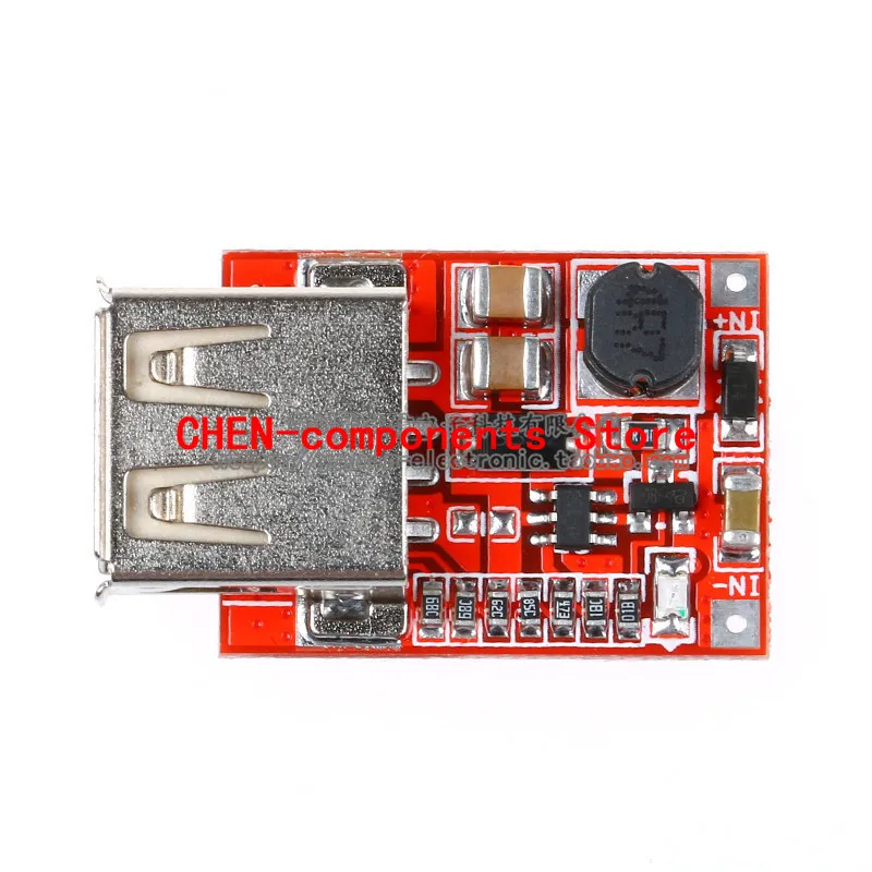 DC-DC конвертер Выход Step Up Повышающий Модуль источника питания 3V to 5V 1A USB Зарядное