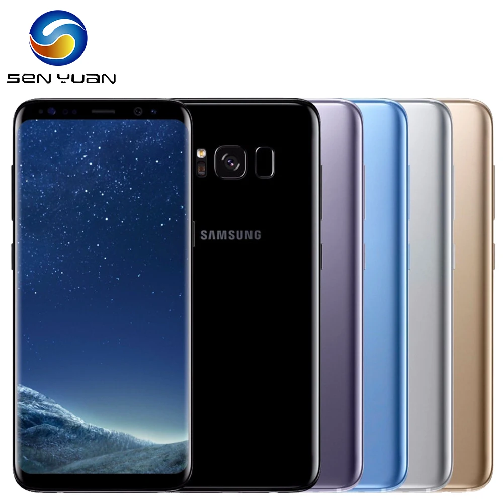 Разблокированный Samsung Galaxy S8 4G LTE мобильный телефон четыре ядра 4 Гб RAM 64 ГБ ROM 5 8