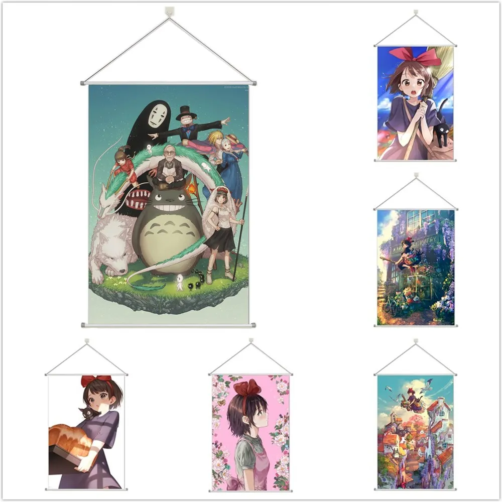 

Kiki's Delivery Service Kiki Alloy Scroll Cartoon Comic Scroll Hanging Wall Decor