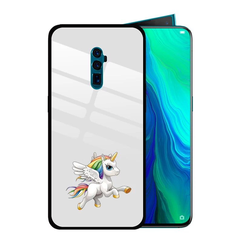 Милый мультяшный чехол Unicron из закаленного стекла для OPPO Reno2 F Z Reno 10x zoom R17 R15 R11 Plus 9S
