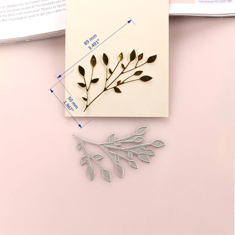 Металлические режущие штампы DUOFEN ветки дерева трафареты для творчества альбом