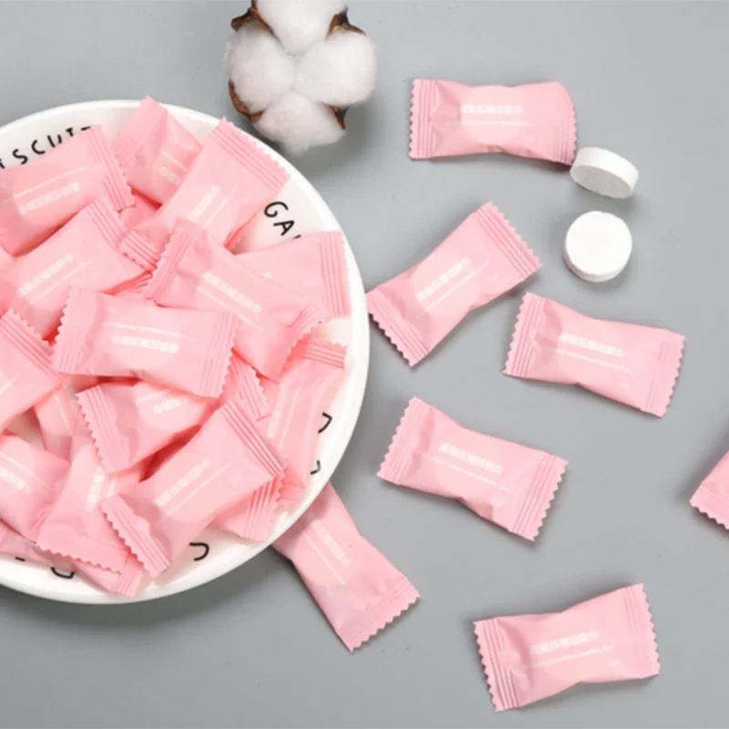 100 шт сжатый Полотенца s планшета уход за кожей лица прессованная салфетка