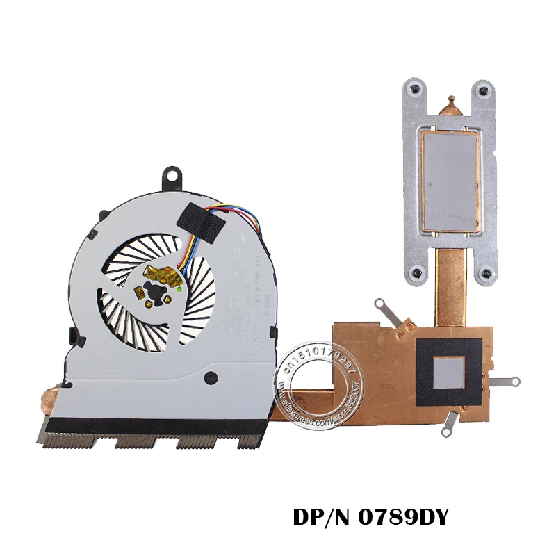 Новинка для Dell Inspiron 5565 5567 5767 серия Радиатор вентилятора процессора 0789DY AT1PJ002FF0|gpu