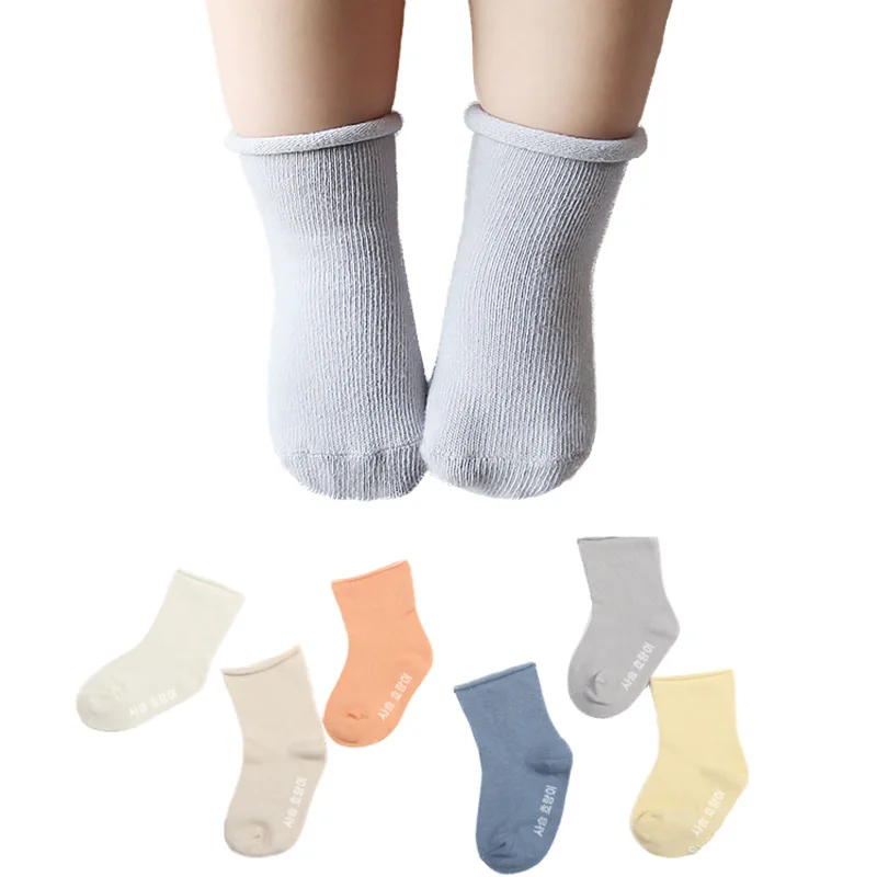Детские носки свободные для новорожденных нескользящие мальчиков и девочек