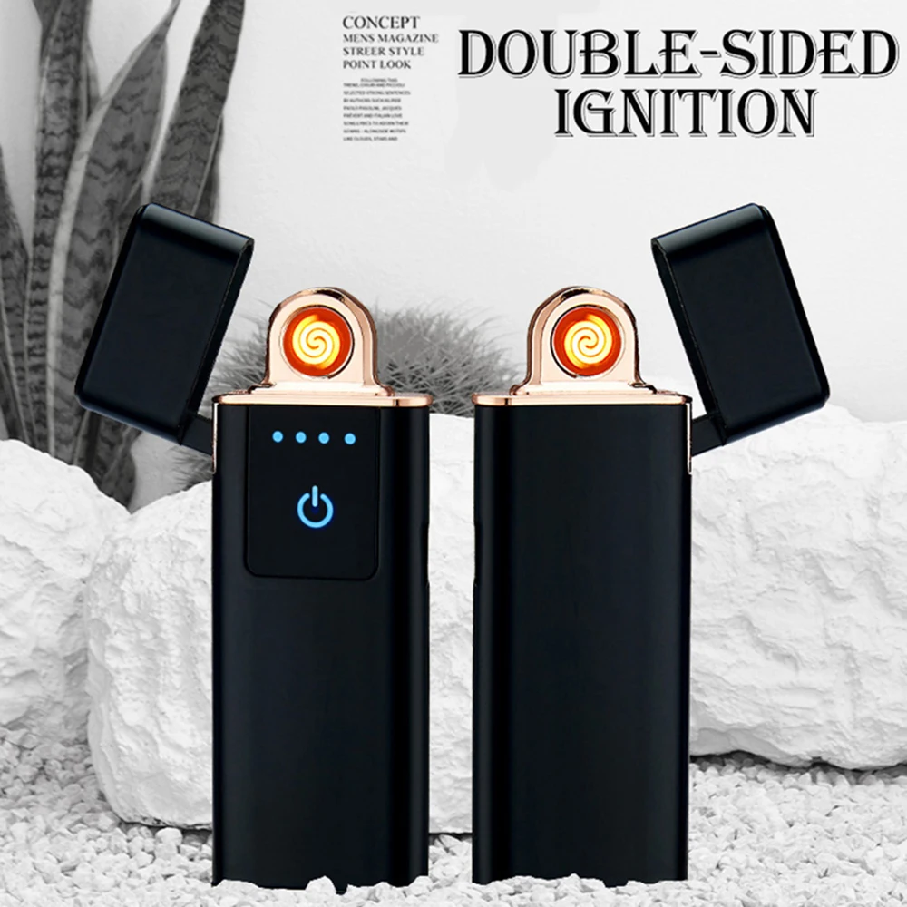 Мини Электронная USB зажигалка ветрозащитный сенсорный зажигалки с датчиками для