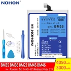 Аккумулятор NOHON BM35 BM36 BM22 BM45 BM46 для Xiaomi Mi 5 5S 4C Redmi Note 2 3, сменная батарея для телефона большой емкости + Бесплатные инструменты